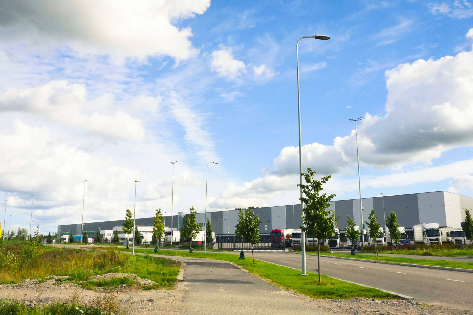 Lidl jakelukeskus Boogien yritysalueella