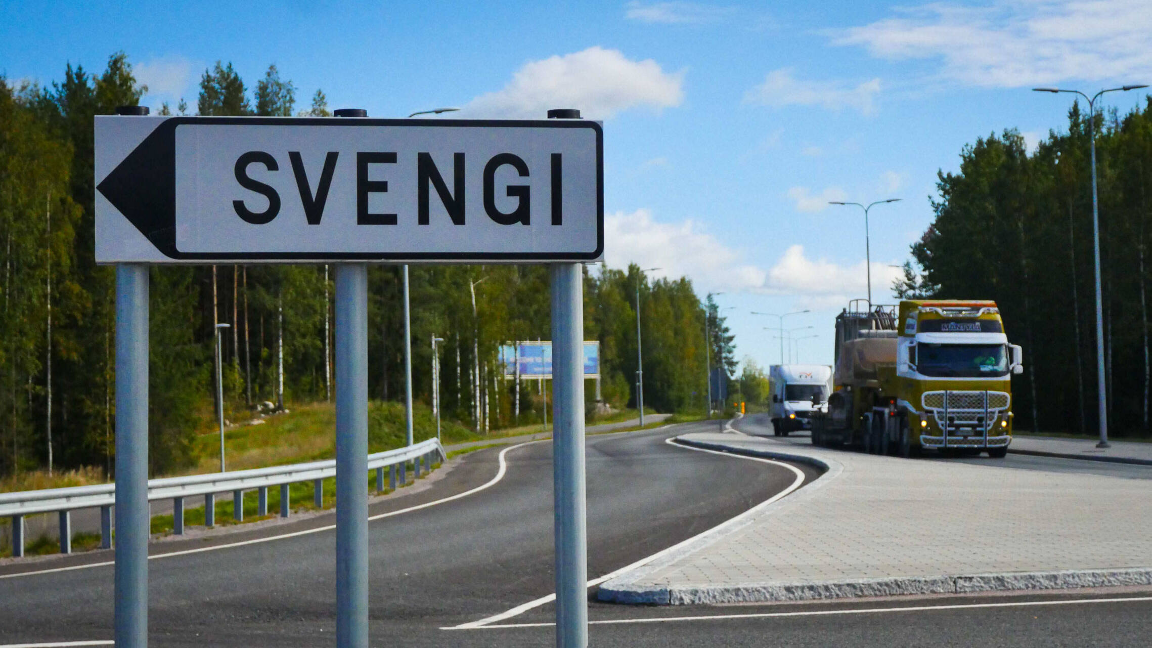 tienviitta Svengin yritysalueelle