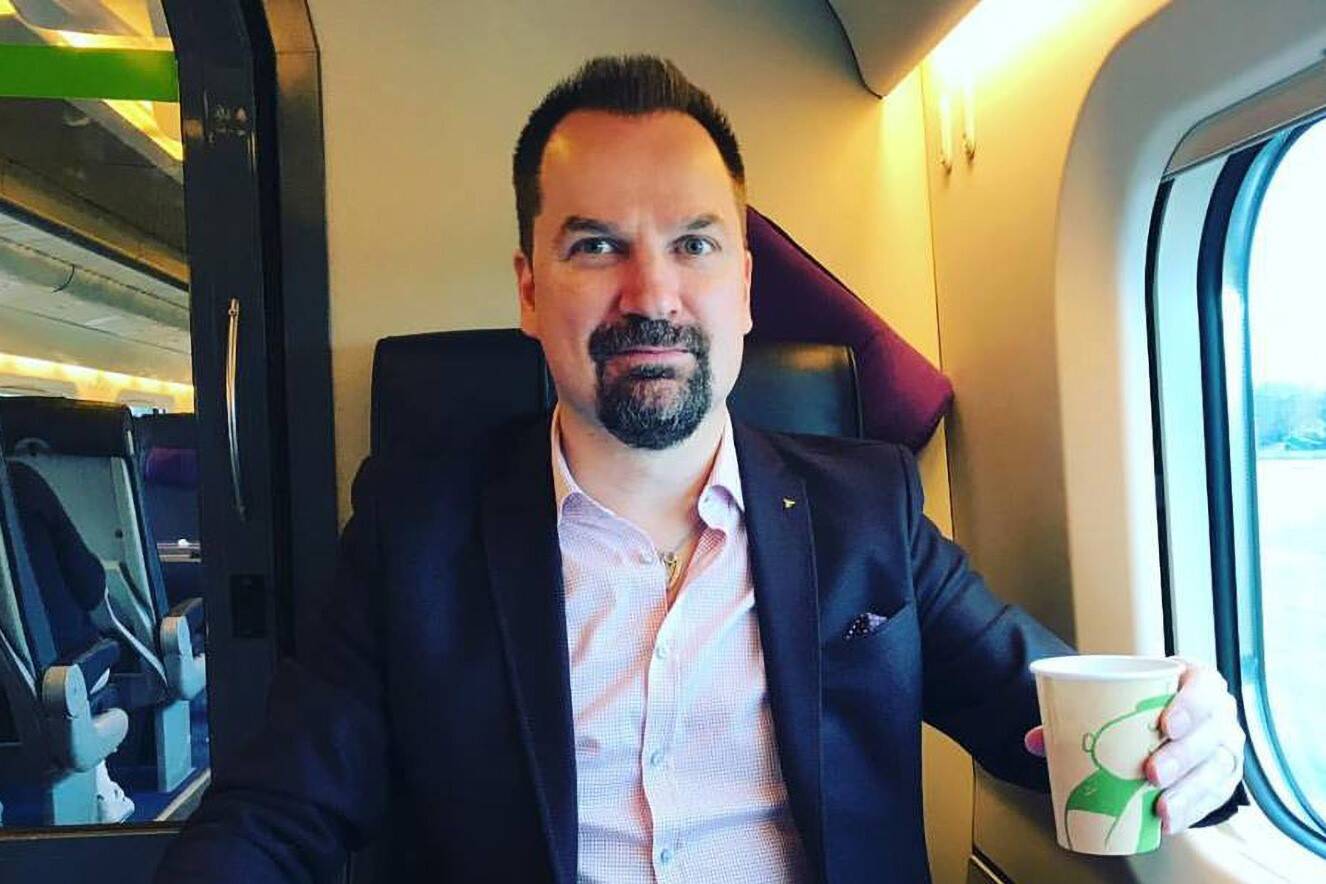 Sauli Kauppinen, Järvenpään Yrittäjien puheenjohtaja kuvassa