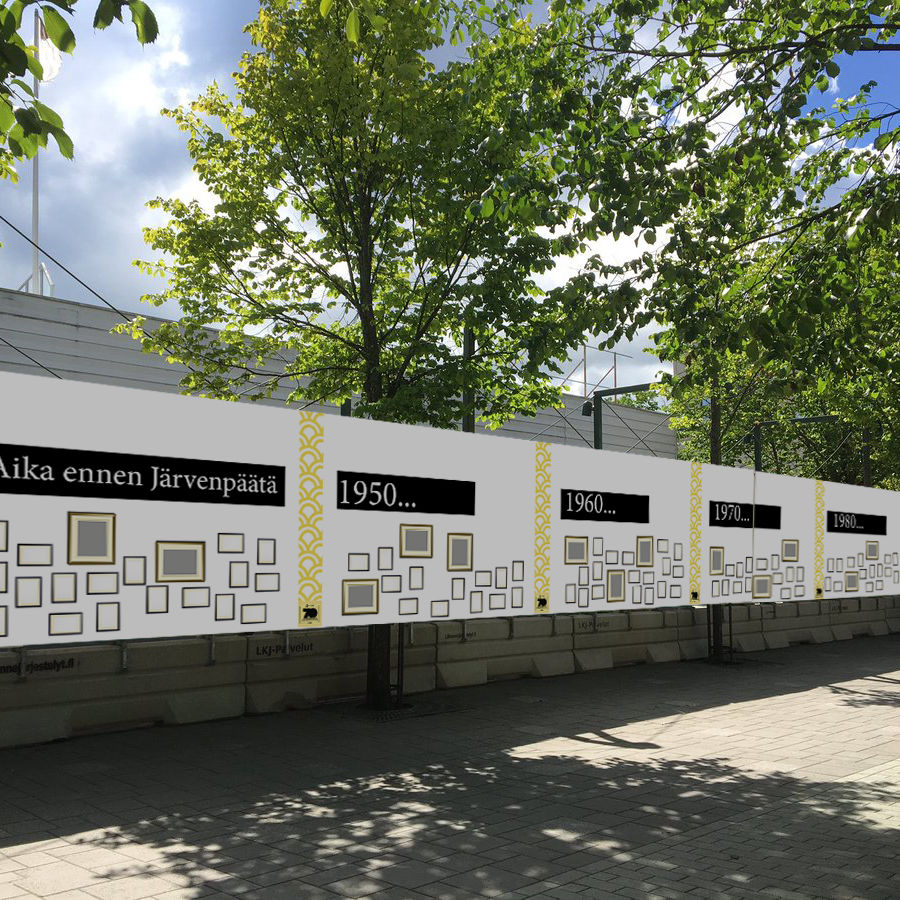 Järvenpää 70 vuotta, sukuseinän havainnekuva