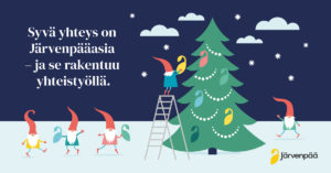 Järvenpään kaupungin joulukortti 2021