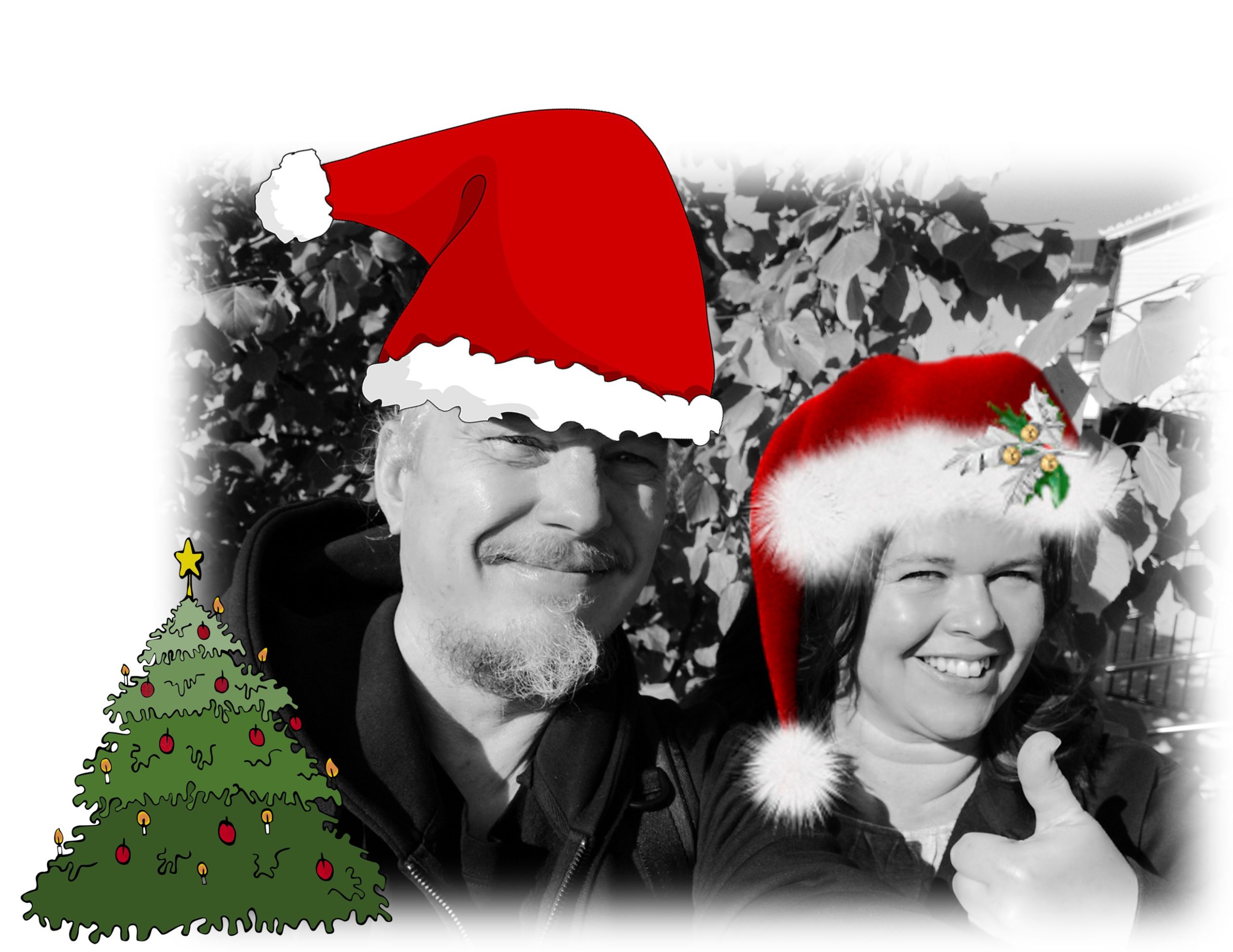 Hyvää Joulua, kuvassa Marko Lehenberg ja Susanna Aramo