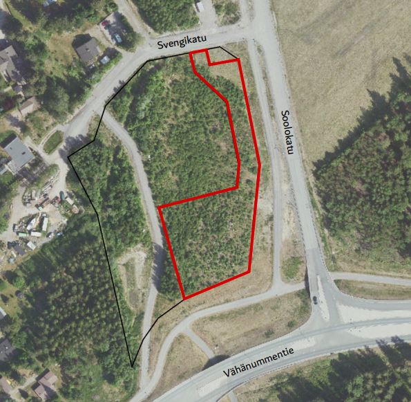 1439 yritystontin ilmakuva