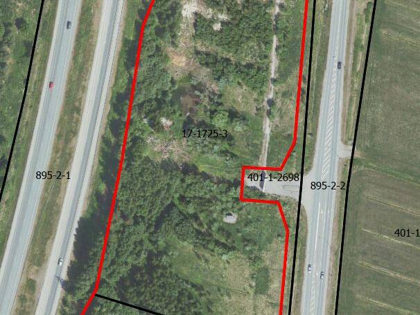 Tahti 1 yritystontti, ilmakuva