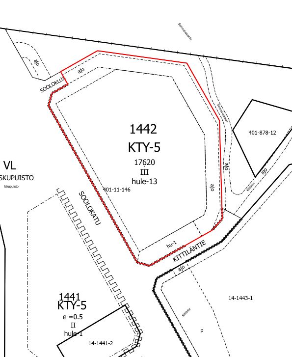 Svengi kortteli 1442_kaavakuva