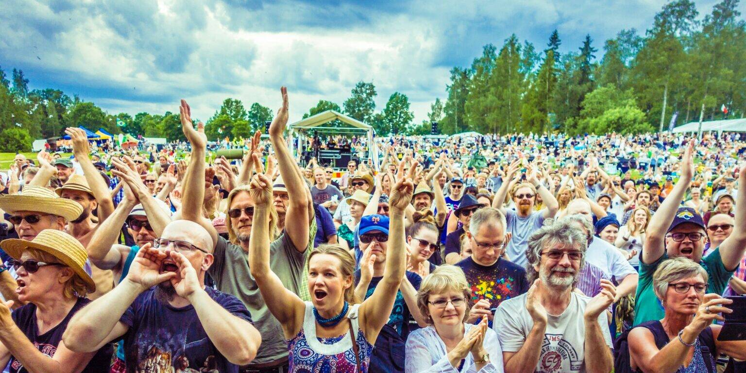 Yleisökuva puistobluesista