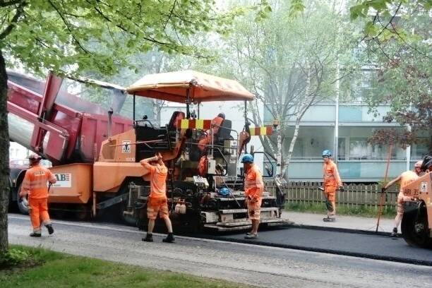 asfaltointityön teko