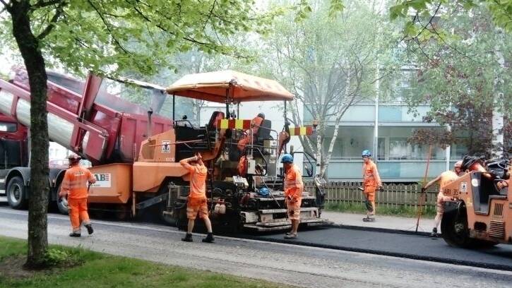 asfaltointityön teko