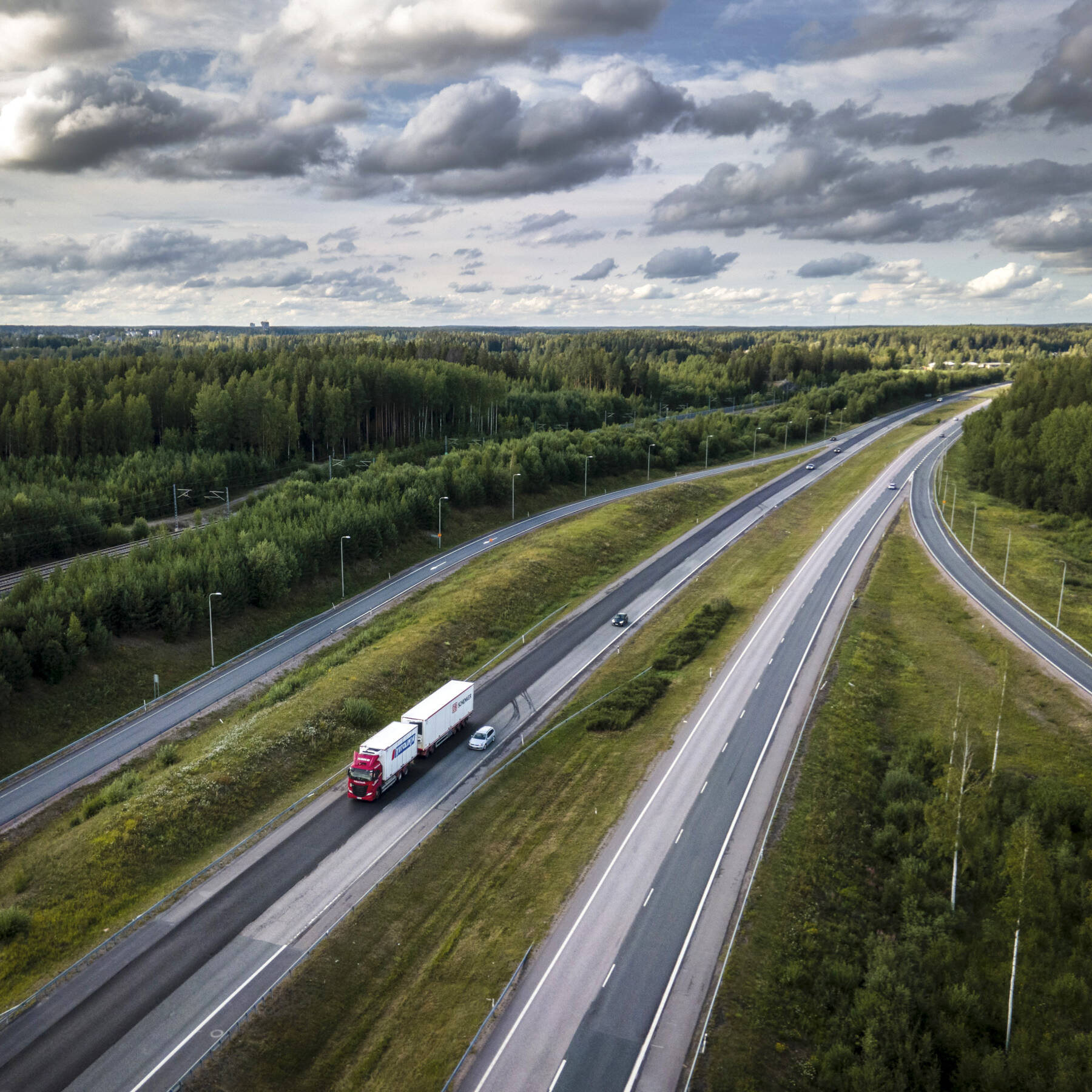 kuvassa Lahden moottoritie