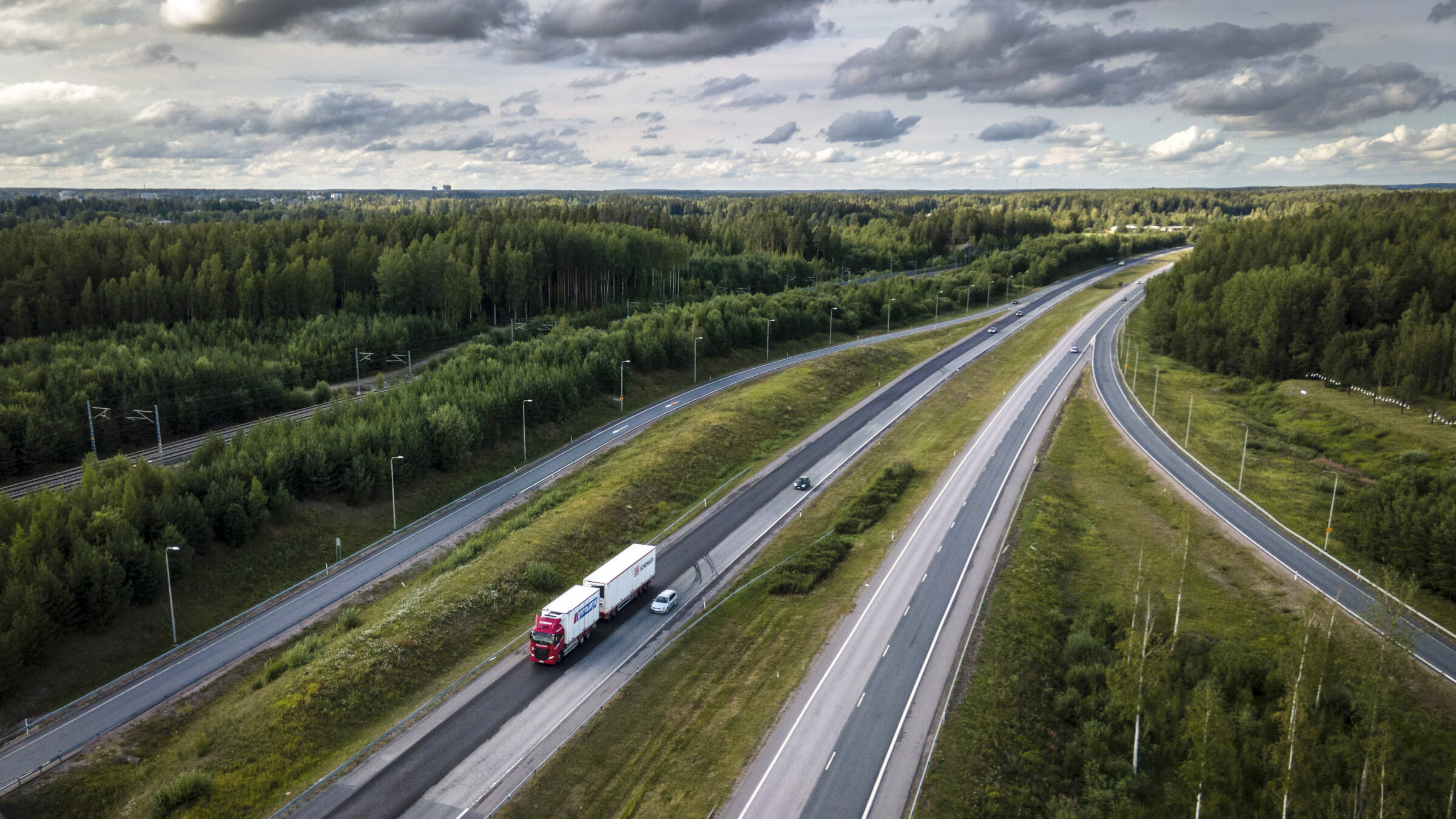kuvassa Lahden moottoritie