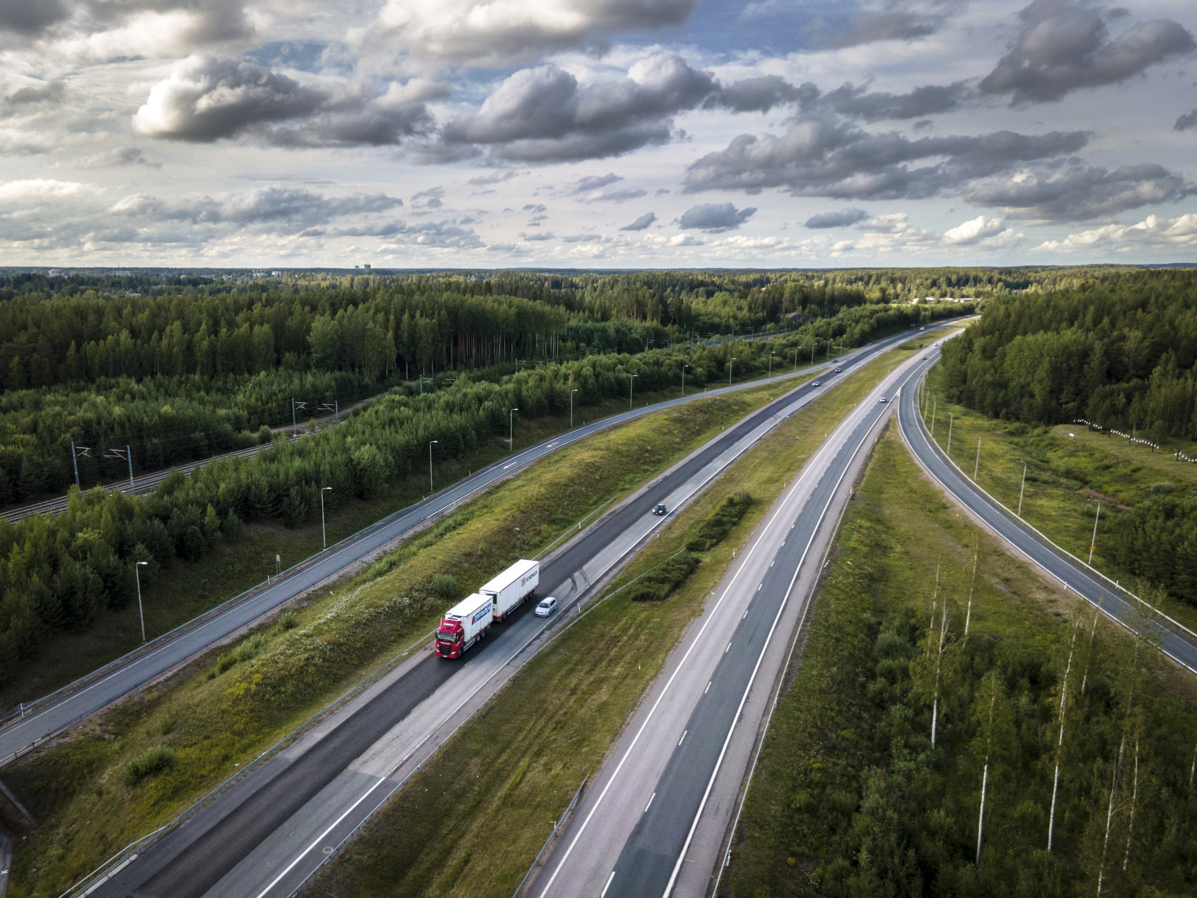 kuvassa Lahden moottoritie
