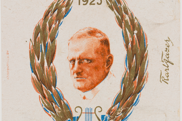 1925 Sibelius käärepaperi, yhteistyössä Karl Fazer