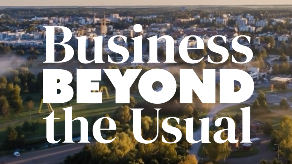 Business beyond the usual, Business Järvenpään slogan, iskulause