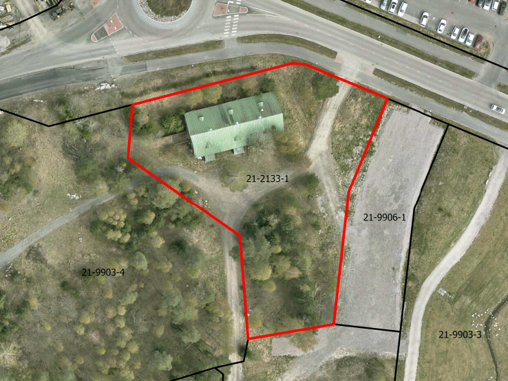 Diggarinkatu 5 ilmakuva