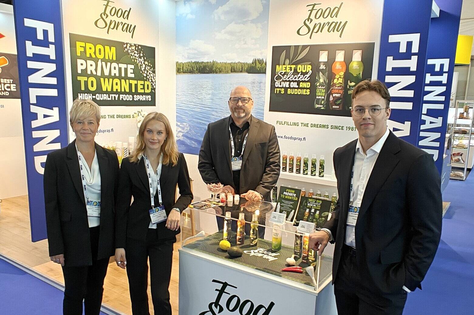 Pentisol & Foodsprey Europe, perheyritys Mäkiset PLMA-messuilla