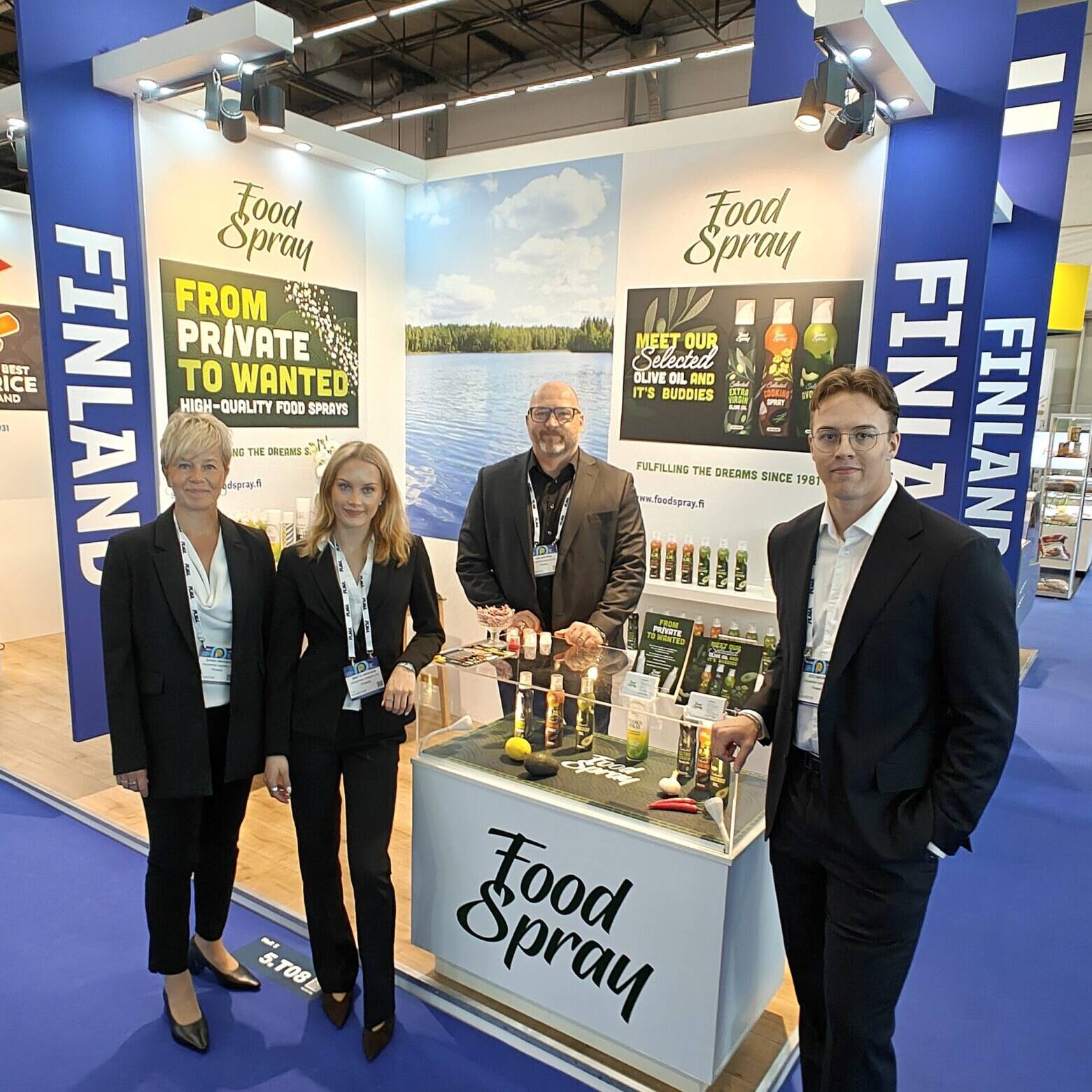 Pentisol & Foodsprey Europe, perheyritys Mäkiset PLMA-messuilla