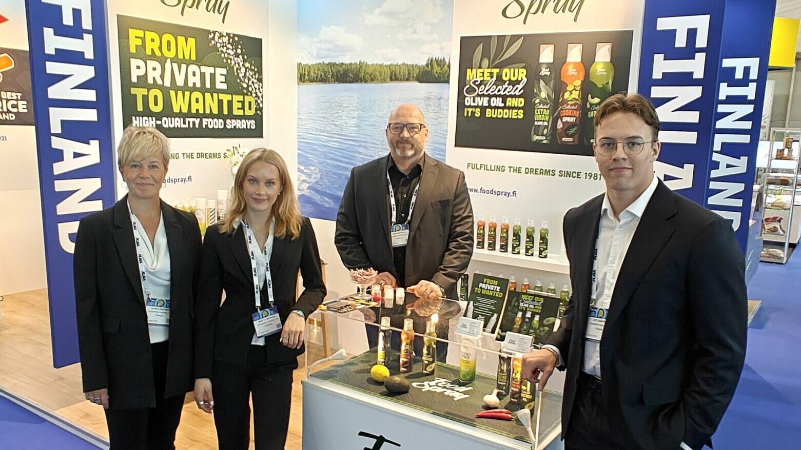 Pentisol & Foodsprey Europe, perheyritys Mäkiset PLMA-messuilla