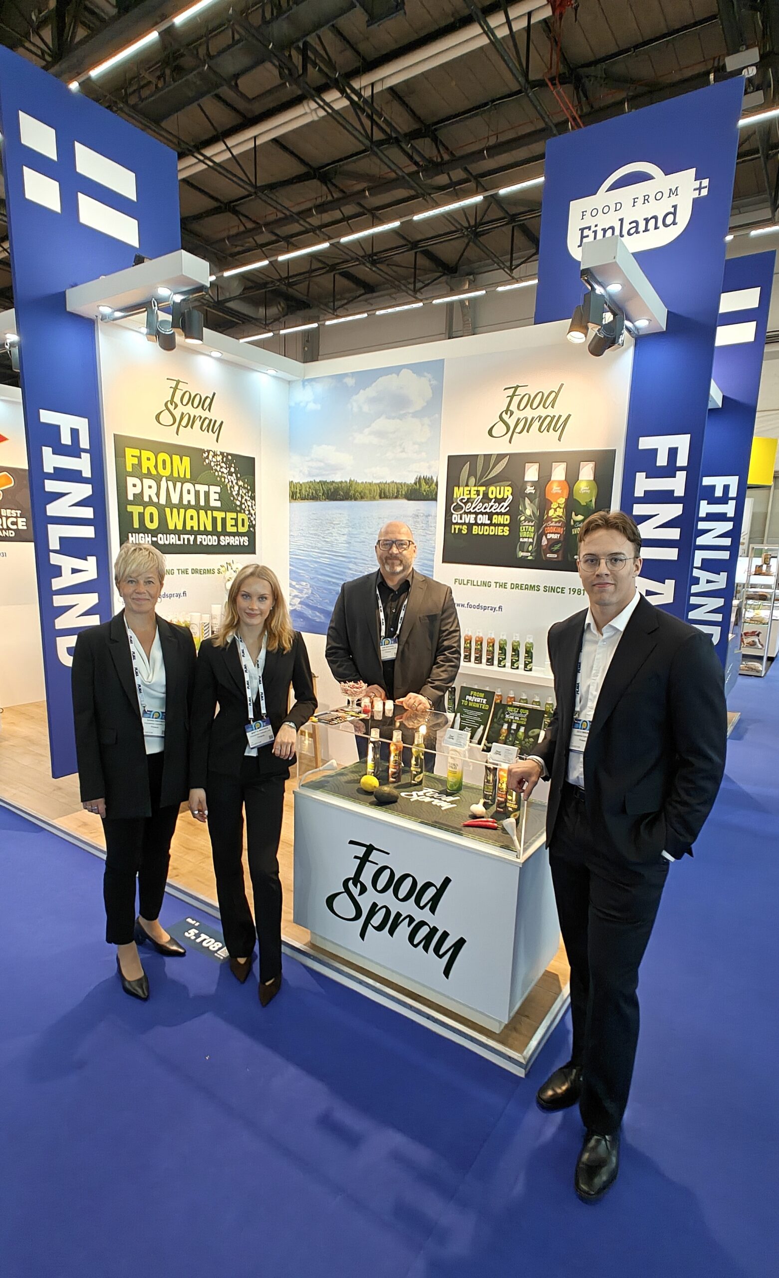 Pentisol & Foodsprey Europe, perheyritys Mäkiset PLMA-messuilla