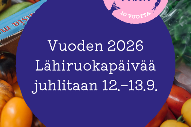 Lähiruokapäivä 2026 mainos