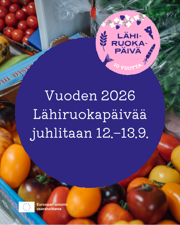 Lähiruokapäivä 2026 mainos