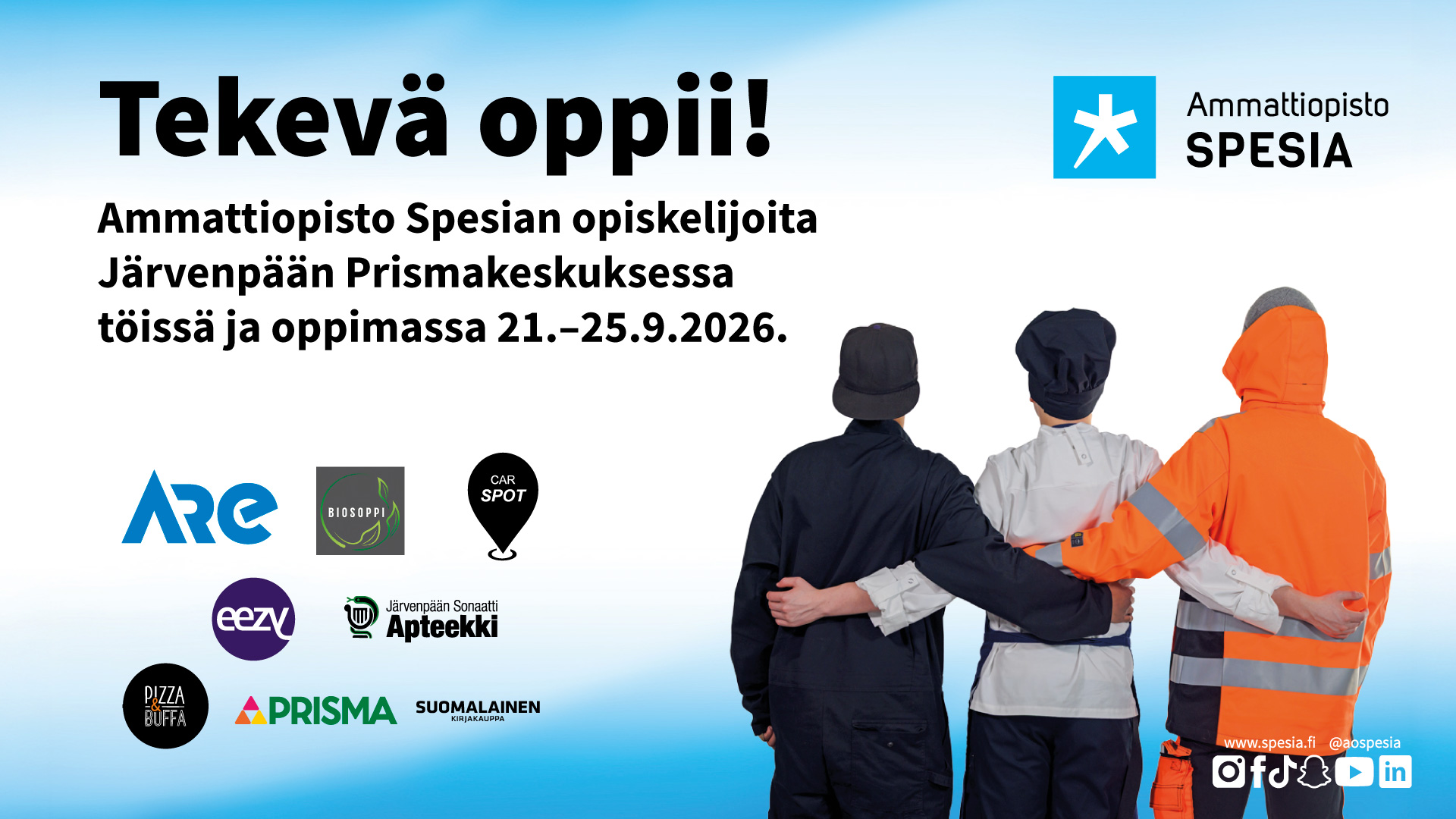 Spesia goes Prismakeskus mainos