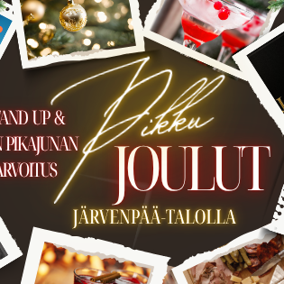 Järvenpää-talon pikkujoulupakettimainos