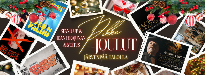 Järvenpää-talon pikkujoulupakettimainos