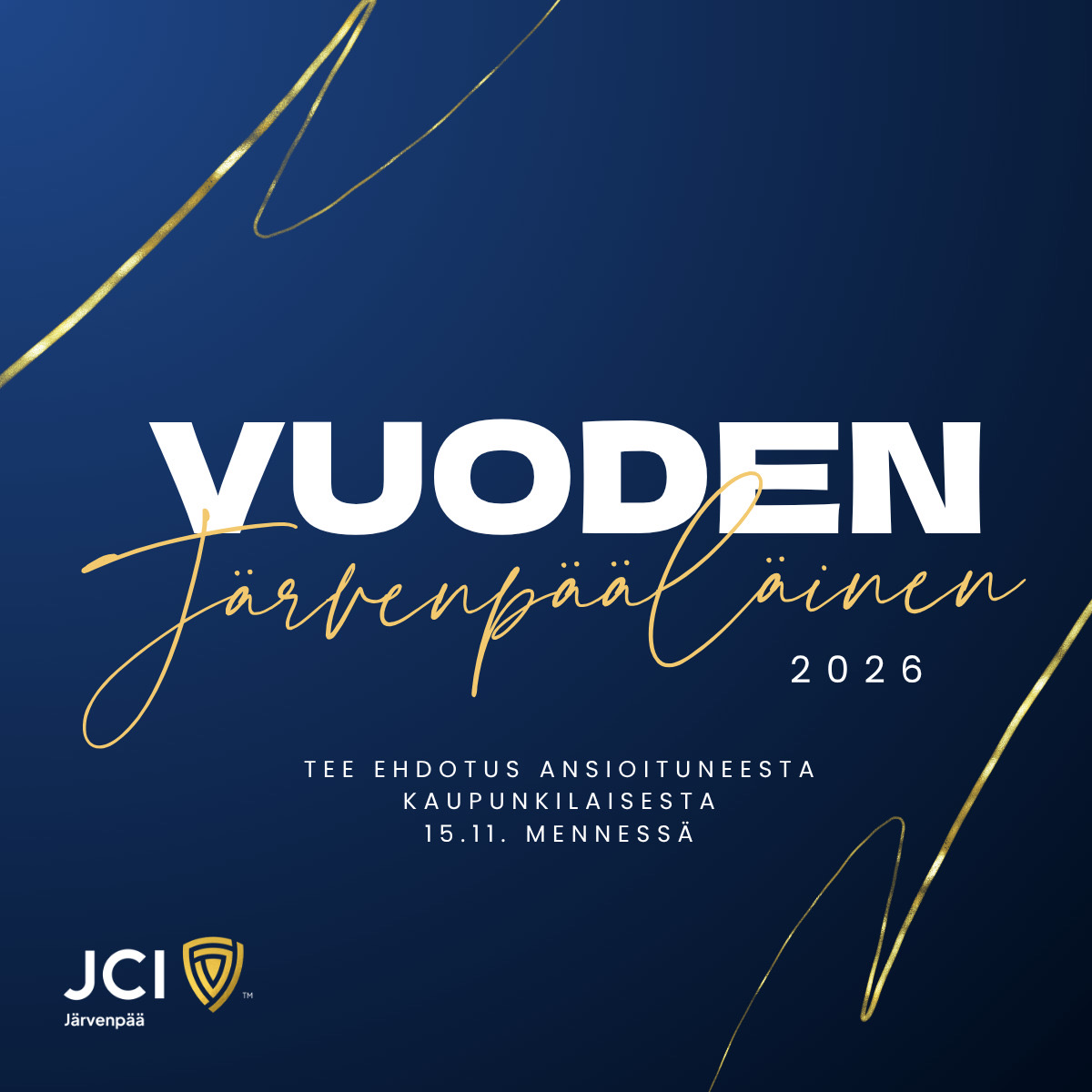 Vuoden järvenpääläinen 2026 mainos